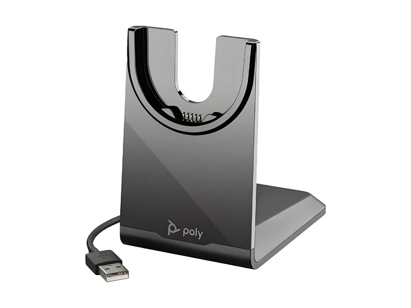 Poly Voyager Focus 2 UC Stereo Bluetooth Headset with Charging Stand (77Y86AA)
