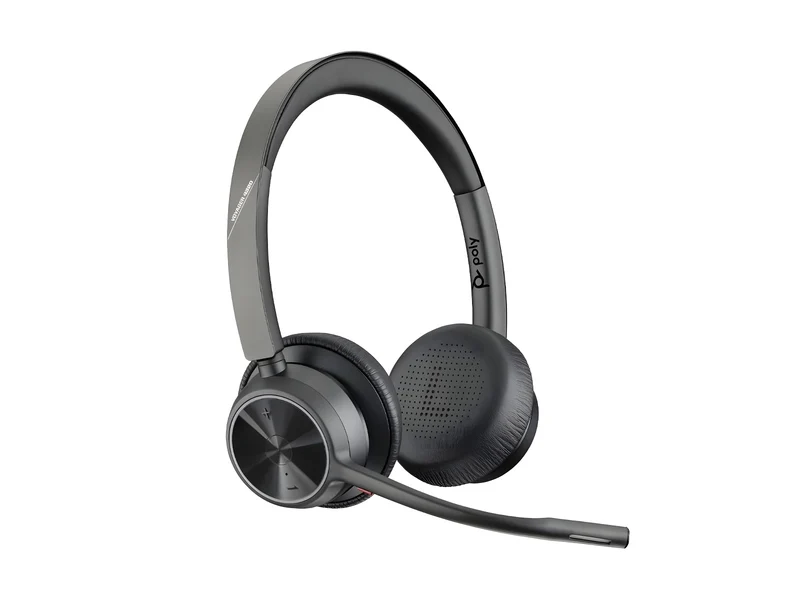 Poly Voyager 4320 UC Stereo Bluetooth Headset with BT700 & Charging Stand (77Y99AA)