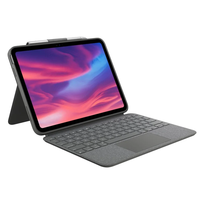 Logitech Combo Touch Oxford Grey passend für Apple iPad (10. Gen)