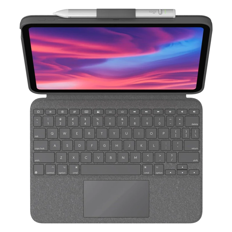 Logitech Combo Touch Oxford Grey passend für Apple iPad (10. Gen)