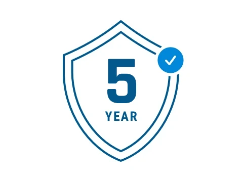 5yr warranty on parts and labor. A 30-day money-back satisfaction guarantee.
