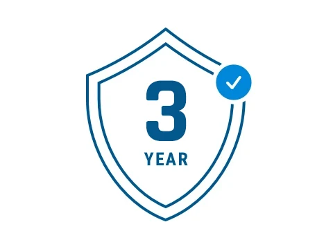 3yr warranty on parts and labor. A 30-day money-back satisfaction guarantee.