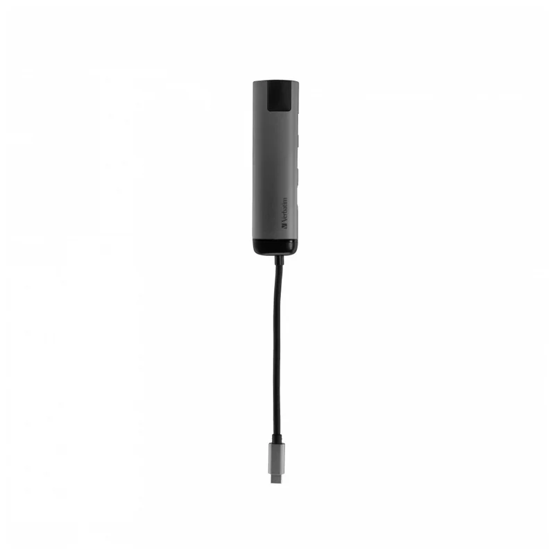 Verbatim 49141 Schnittstellen-Hub USB 3.2 Gen 1 (3.1 Gen 1) Type-C 1000 Mbit/s Schwarz, Silber