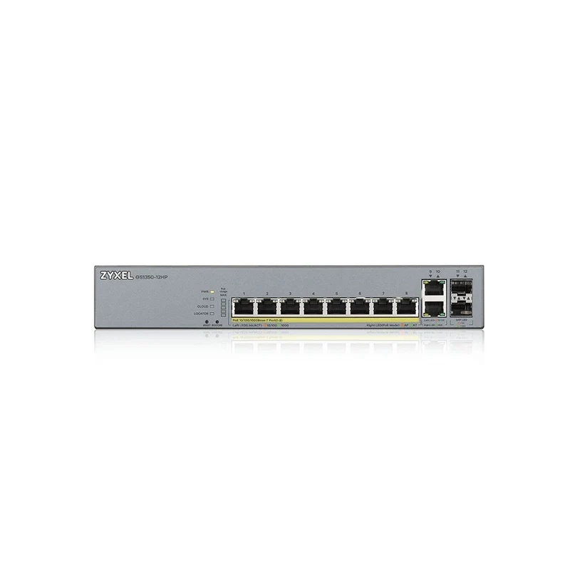 Zyxel GS1350-12HP-EU0101F Netzwerk-Switch Managed L2 Gigabit Ethernet (10/100/1000) Power over