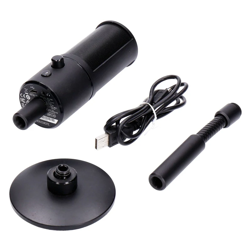 Razer Seiren Emote - USB Kondensator-Mikrofon für Streaming mit Emoticon Display