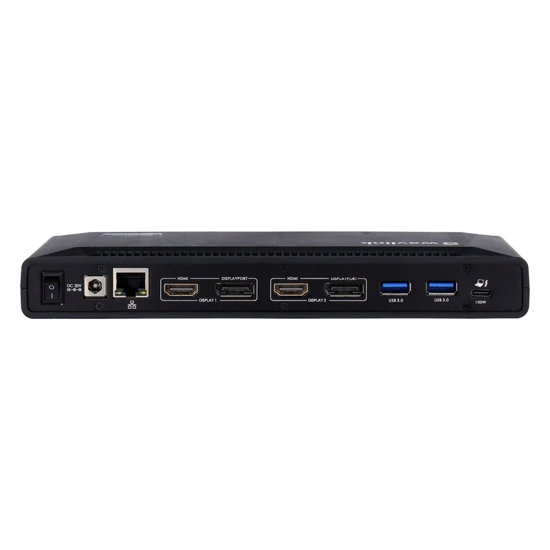 WAVLINK USB-C-Dockingstation Dual-Monitor, 100-W-A