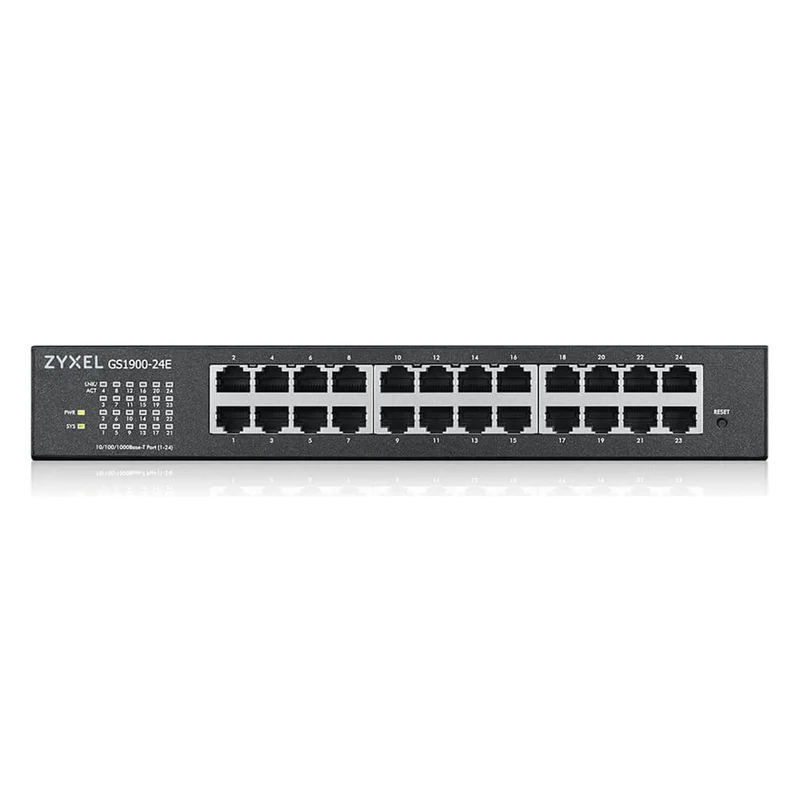 Zyxel GS1900-24E-EU0103F Netzwerk-Switch Managed L2 Gigabit Ethernet (10/100/1000) 1U Schwarz