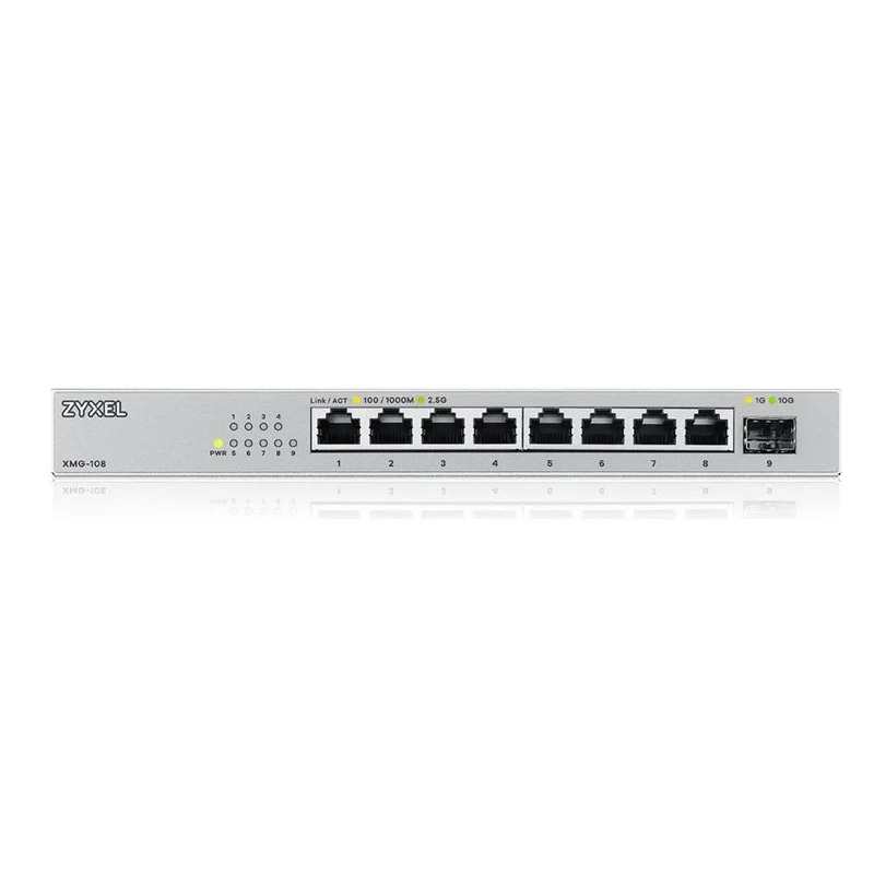 Zyxel XMG-108 Unmanaged 2.5G Ethernet (100/1000/2500) Silber