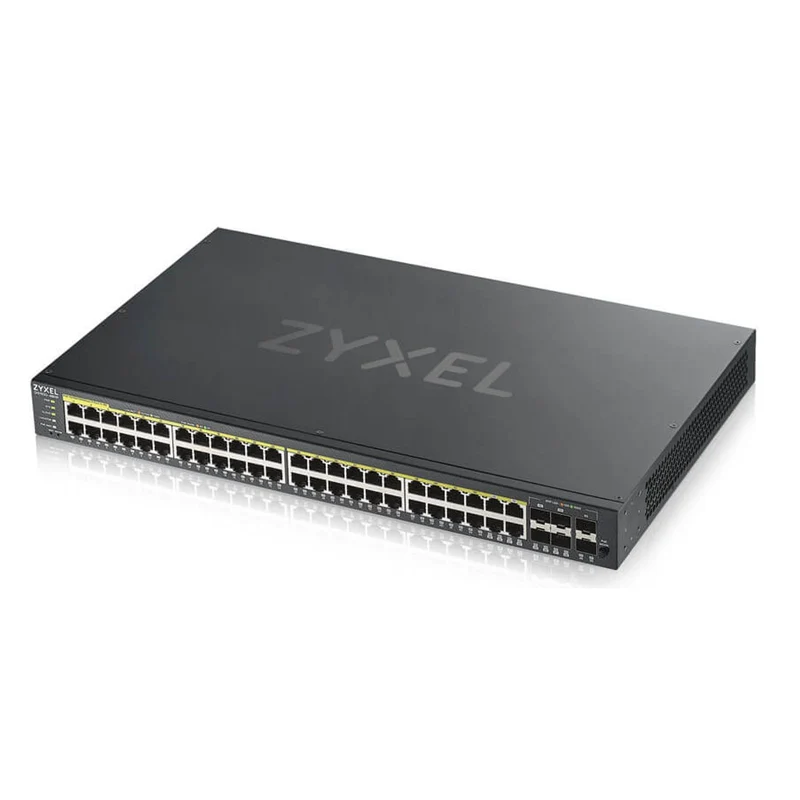 Zyxel GS1920-48HPV2 Managed Gigabit Ethernet (10/100/1000) Power over Ethernet (PoE) Schwarz