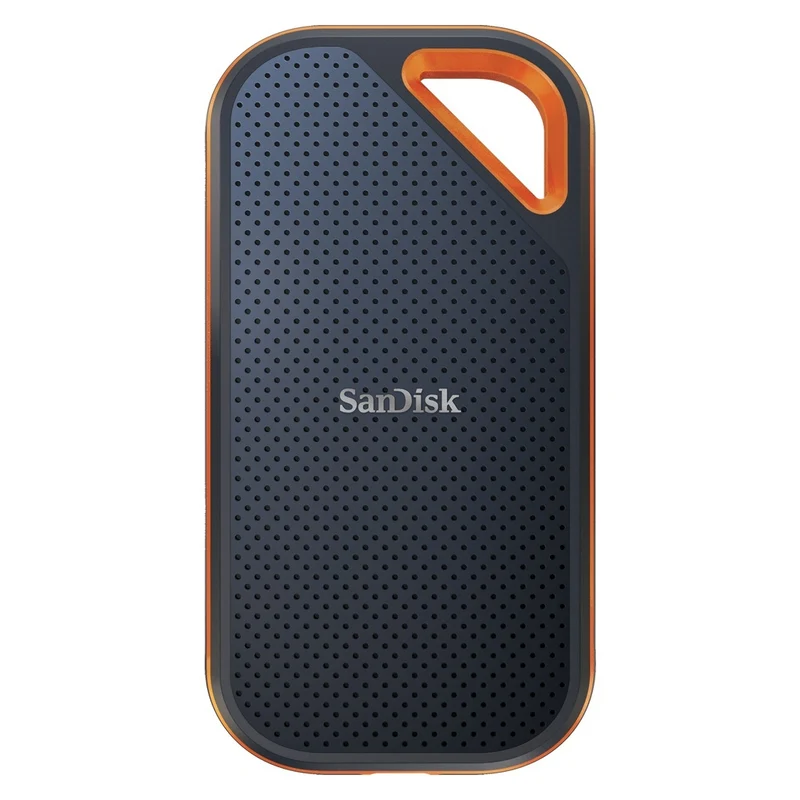SanDisk Extreme PRO Portable SSD V2 4TB USB Typ-C Gen 2 (3.1 Gen 2) Schwarz, Orange