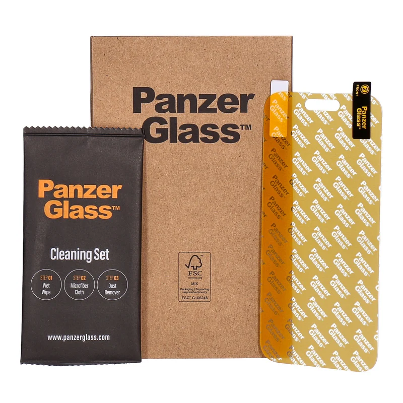 PanzerGlass Anti-Bacterial Screen Protector iPhone 14 Pro Classic Fit