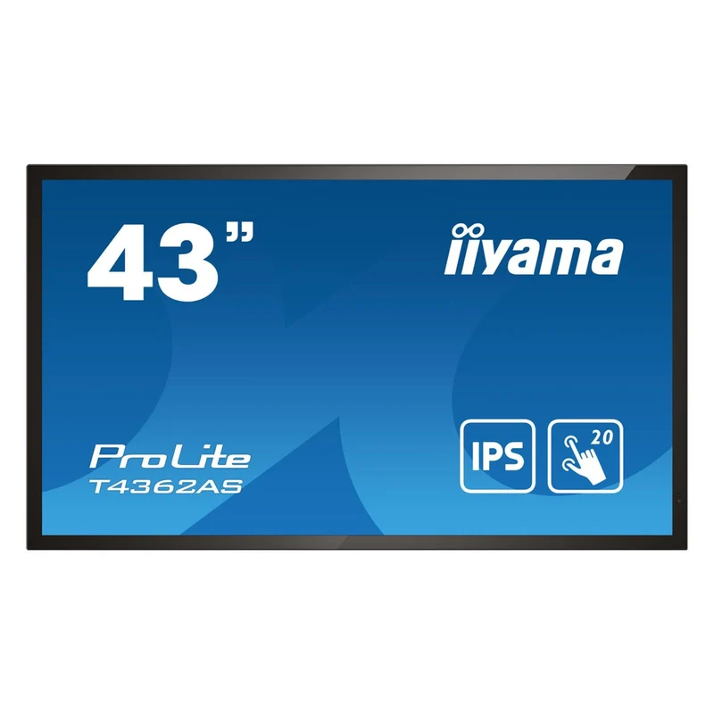 iiyama ProLite T4362AS-B1 Signage Display 43" (108cm) interaktiver Flachbildschirm 4K Schwarz