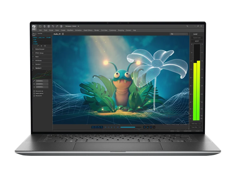 Dell Precision 5570 Mobile Workstation | Core i7-12700H @ 4.7GHz MT | 14-Core | 4K UHD WQUXGA 3840 X 2400 | 32GB DDR5 | 512GB NVMe SSD | RTX A1000 4GB