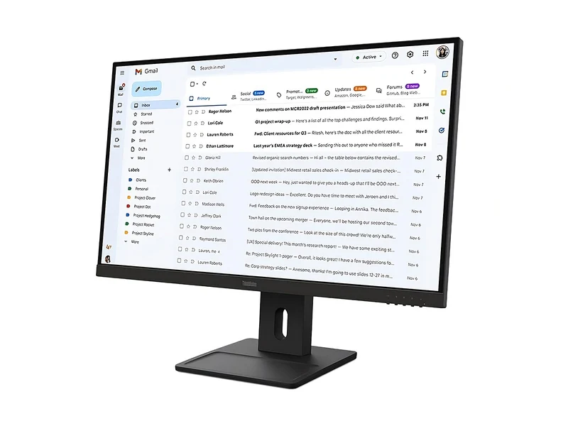 Lenovo ThinkVision E27-40 27" Full HD 1920 x 1080 Color Display Monitor (64BCMAR4US)