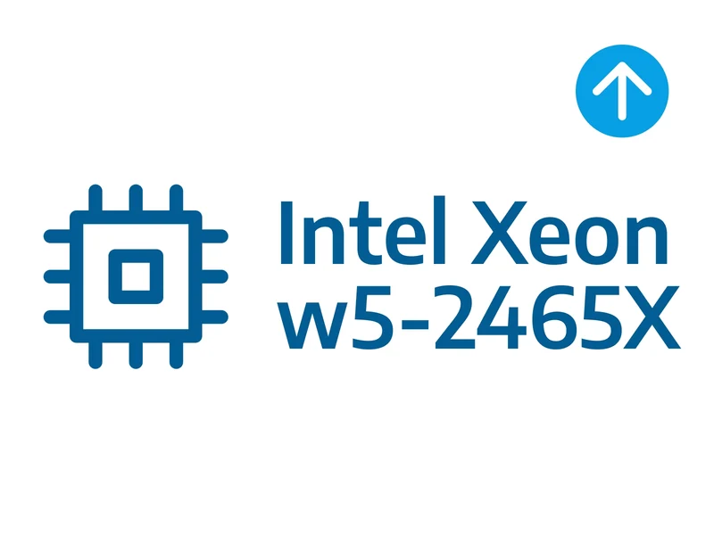 Upgrade CPU to Intel Xeon w5-2465X @ 4.7GHz 16-Core
