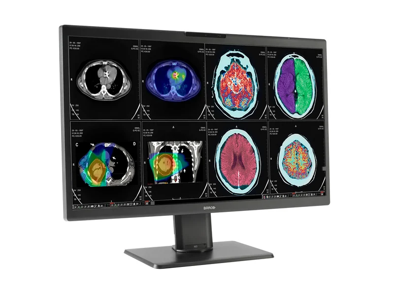Barco Nio Color 8MP MDNC-8132 32-Inch Diagnostic Radiology Monitor, 3840 x 2160, DICOM Calibrated 500 cd/m², 850 cd/m² Max, 1350:1 Contrast, Self-Calibrating I-Guard, QAWeb Enterprise, USB-C Docking, PACS Display for CT, MRI, X-Ray & Ultrasound