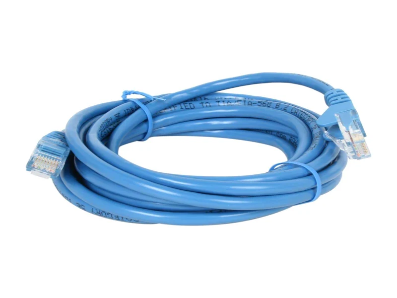 Belkin CAT5E Patch Cord Snagless Cable 10ft (Blue) (A3L791-10-BLU-S)