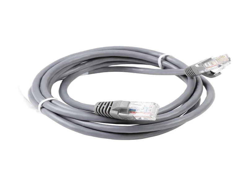 Monitors.com Cat5E Snagless Unshielded Ethernet Network Patch Cable 10ft (Gray)