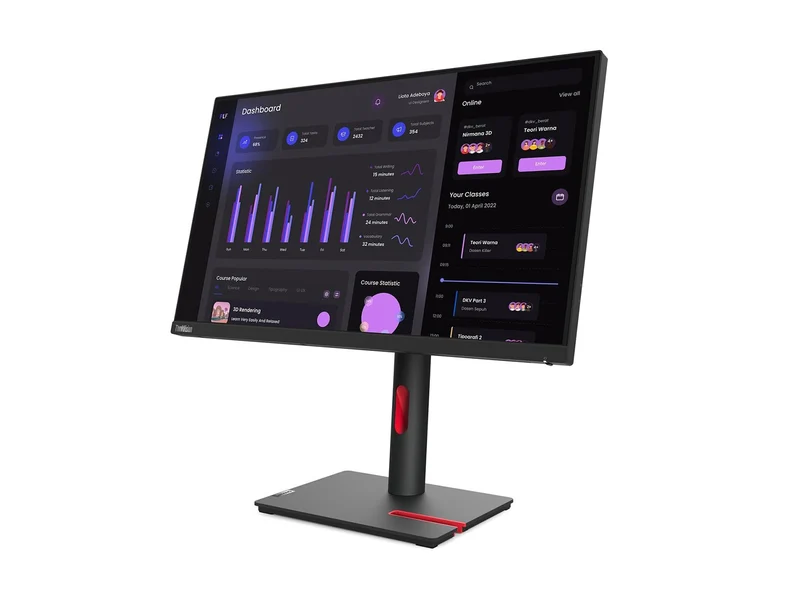 Lenovo ThinkVision T24i-30 24" Full HD 1920 x 1080 Color Display Monitor (63CFMAR1US)