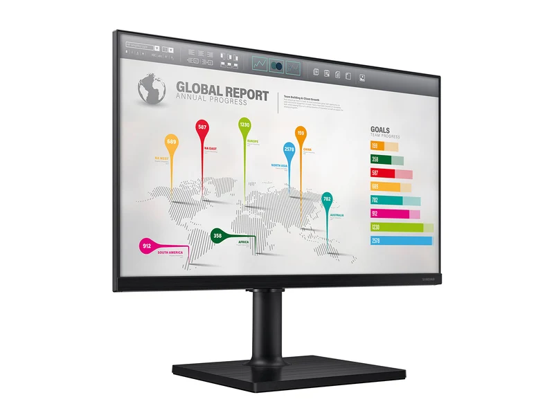Samsung FT45 24" Full HD 1920 x 1080 Color Display Monitor (F24T454FQN)