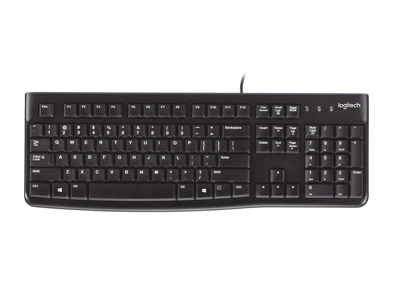 Logitech K120 Corded USB Keyboard (920-002478)