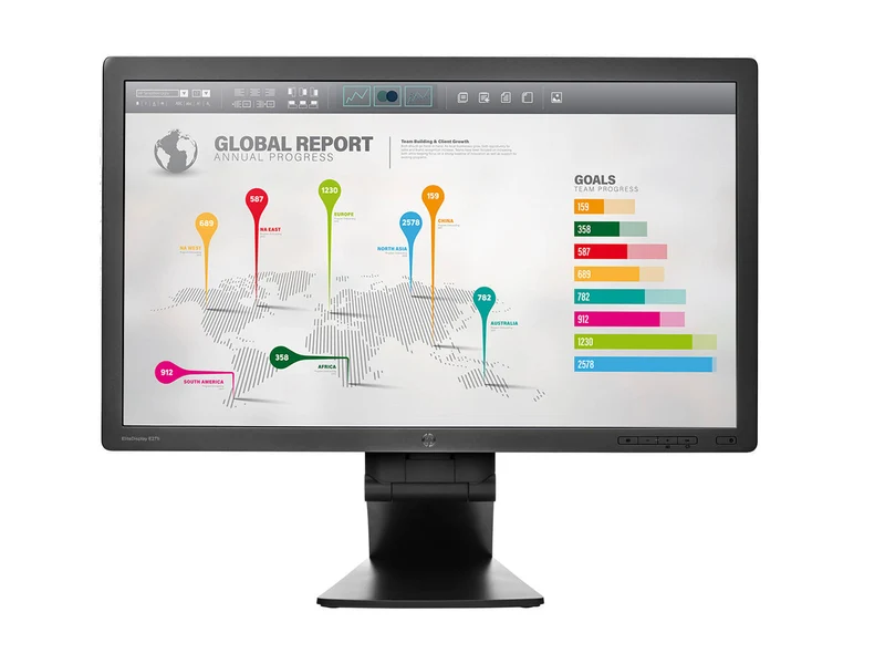 HP EliteDisplay e271i 27" FHD 1920 x 1080 Display Monitor (D7Z72A8#ABA)